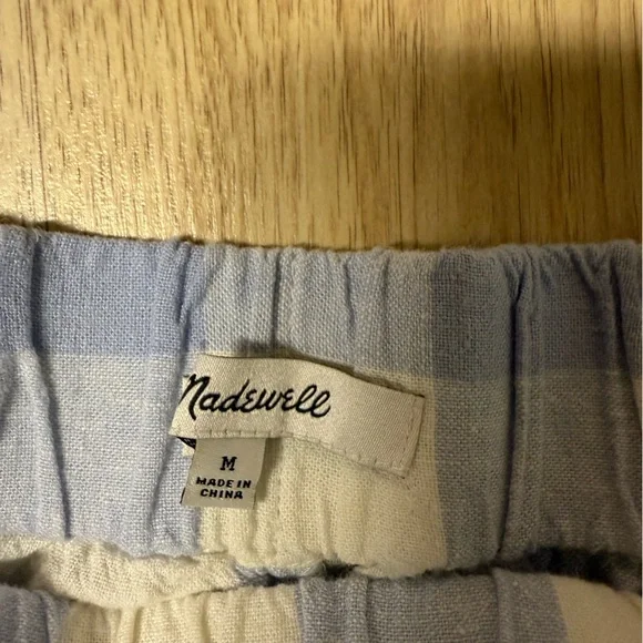 Madewell Linen Blend Michele Bubble Top & Side Button Midi Skirt - Picture 5 of 12